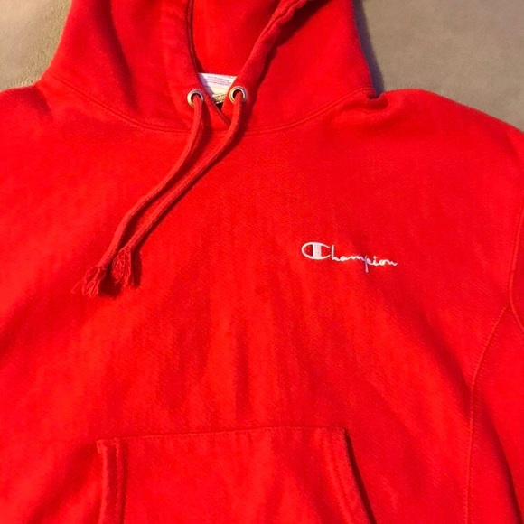 Champion Jackets & Blazers - Champion red hoodie unisex